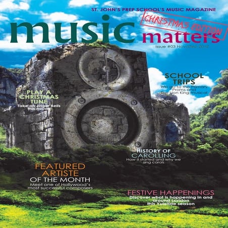 St johns prep and senior school music matters nov 2012
