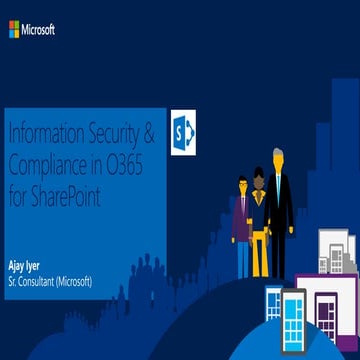 St. Louis SharePoint User Group - Security and Compliance in O365 for SharePo...
