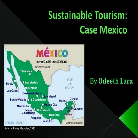 Sustainable tourism in Mexico | PPTX