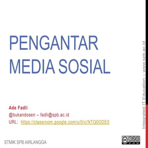 Stmikspb sosial media-01-definisi dan sejarah