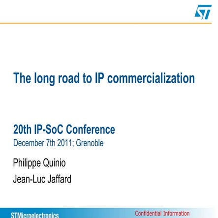 The long road to IP commercialization