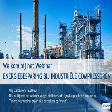 Webinar - Energiebesparing bij industriële compressoren - praktijkcase