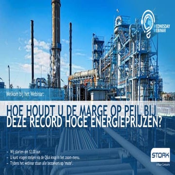 Webinar: Hoe houdt u de marge op peil bij de huidige record hoge energieprijzen