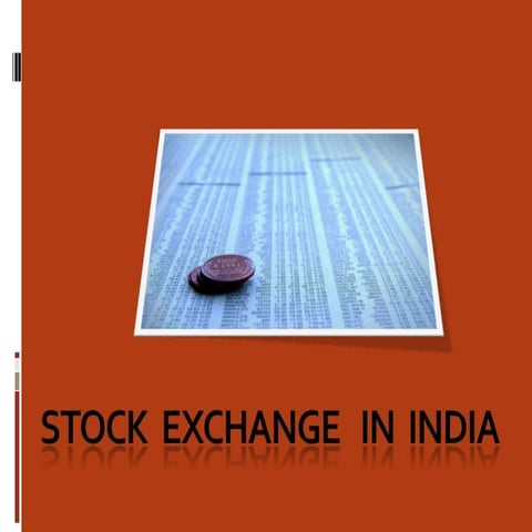 Stock Exchanges In India