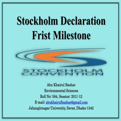 Stockholm Declaration