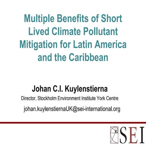 Stockholm environment institute (ccac november 2012)