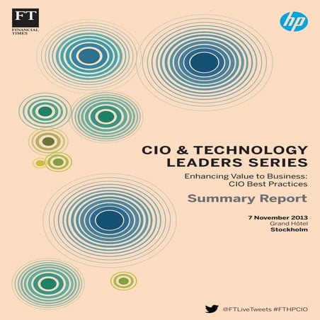CIO & Technology Leaders Series Event Report: Stockholm