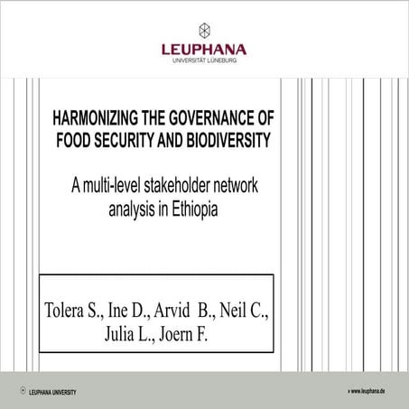 Stockholm workshop presentation