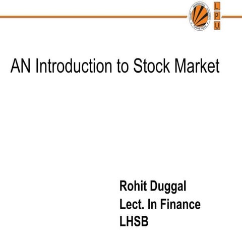Stock market