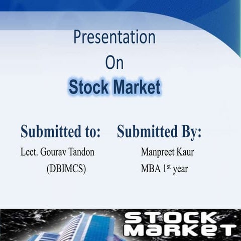 Stock market