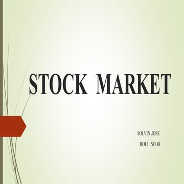 Stock market