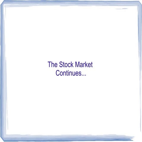 Stock market cont