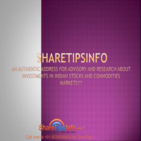 Stock market tips, commodity tips and forex signals  sharetipsinfo