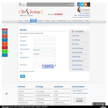 Stock market tips free trial  free intraday tips