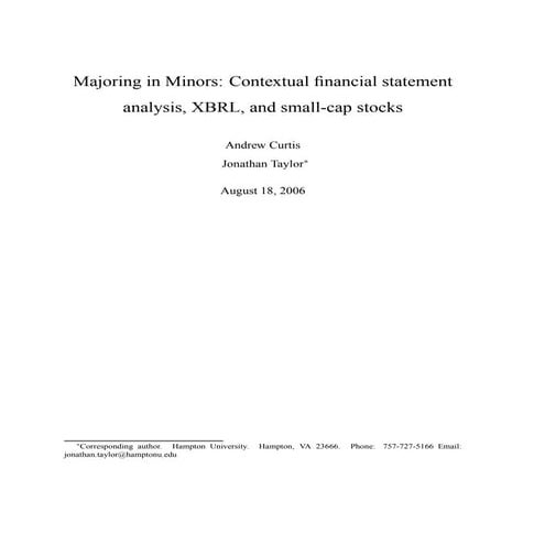 Stock Screen White Paper