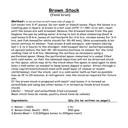 Stocks,sauces & soups(recipes)