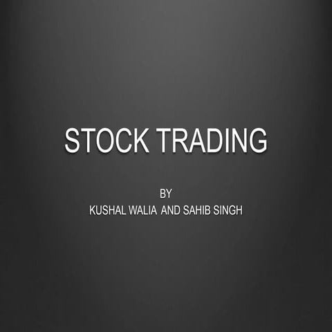 Stock trading 