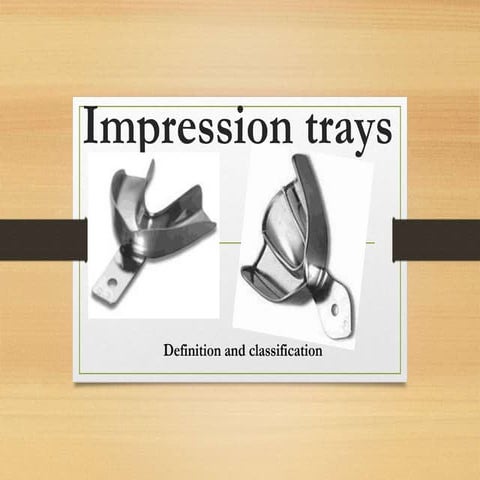 tray definition and classification 