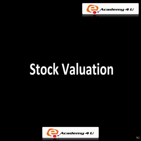 Stock Valuation Ppt