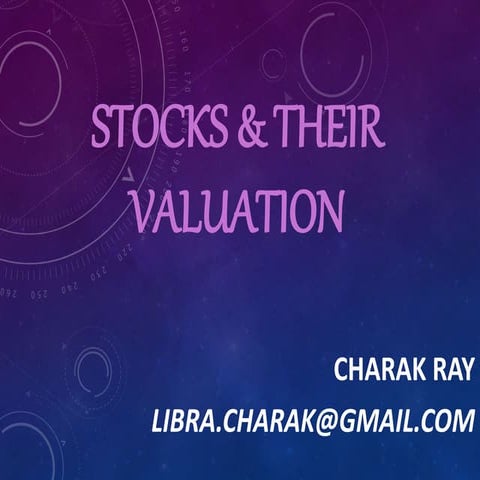 STOCK VALUATION