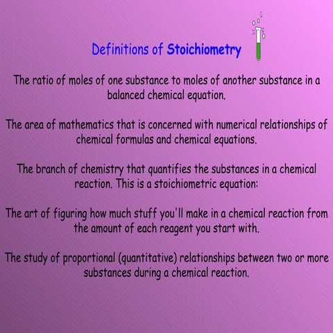 Stoichiometry | PPT
