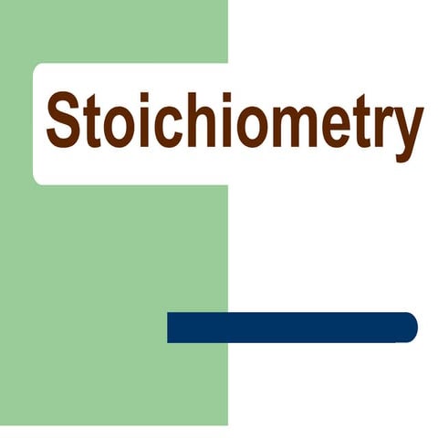 Stoichiometry Intro (2) (1).pptx, Teacher/student notes | PPTX