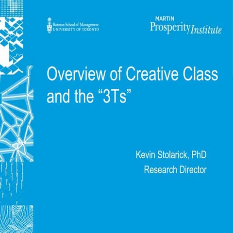 The rise of the creative class | PPTX