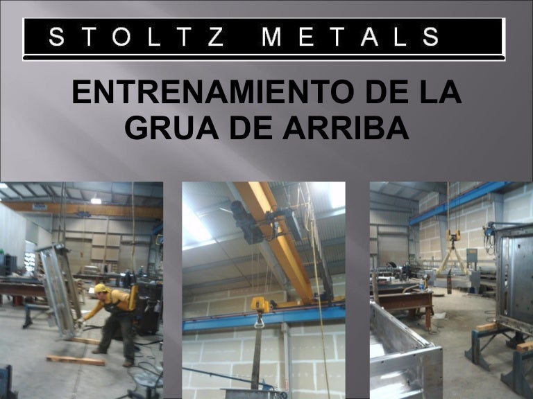 Overhead crane Training Spanish