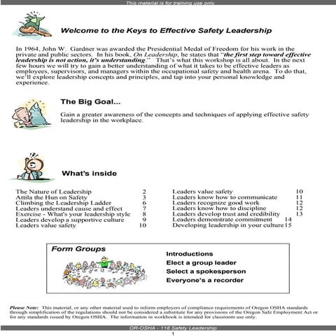 Safety Leadership