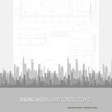 Stone and rocks - Building Materials and Construction