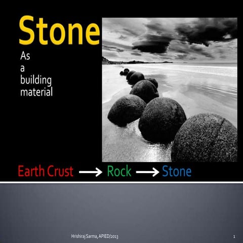 Stone as a building material