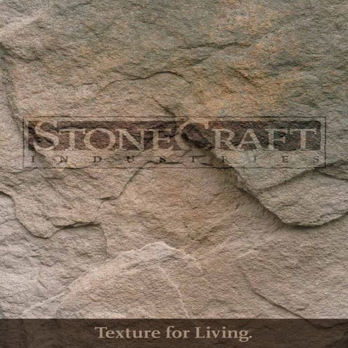 Stone craft brochure Texture for living