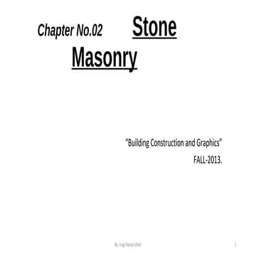 Stone masonry