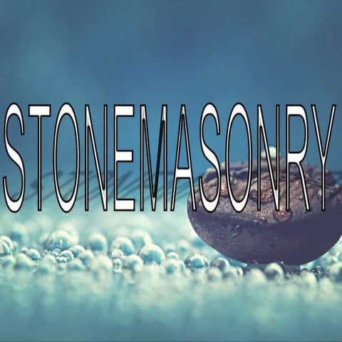 Stonemasonry