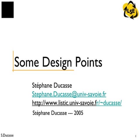 Stoop 415-design points