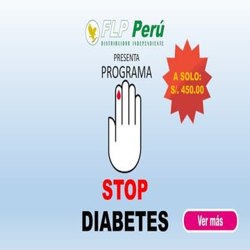 STOP DIABETES CON FLP PERU