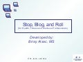Stop Blog And Roll (Blogging for Health Fitness & Wellness Professionals)
