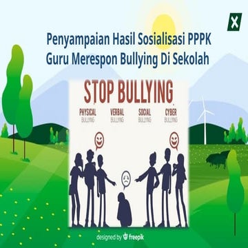 Sosialisasi TPPK untuk Guru dalam merespon Bullying di Sekolah | PPTX