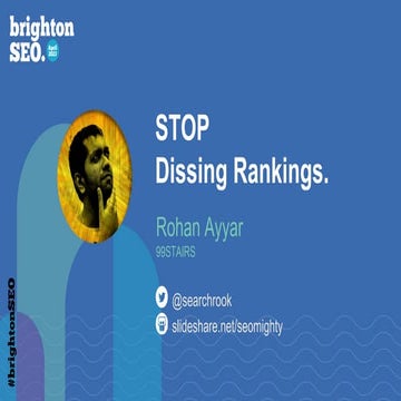 STOP Dissing Rankings! | PDF