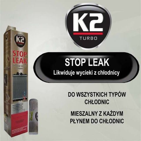K2 Stop Leak - uszczelniacz do chłodnic w proszku