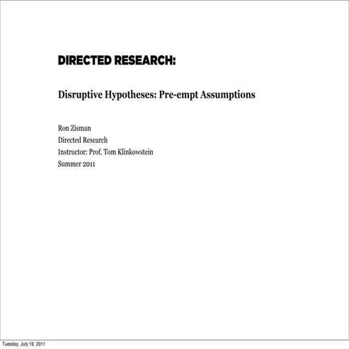 Stop, look and listen v2