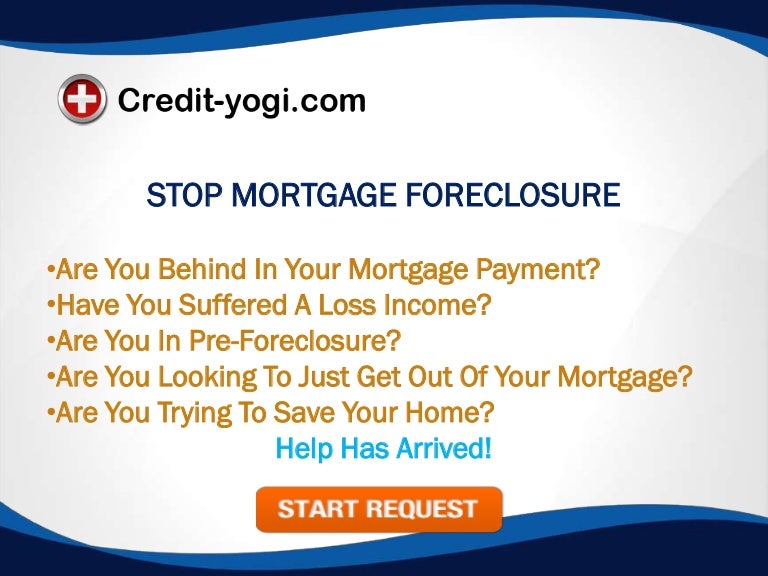 Stop Mortgage Foreclosure