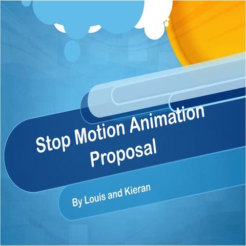 Stop motion animation presentation