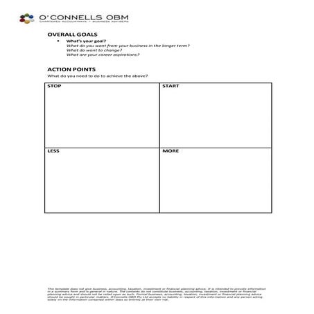 Goal Setting Template