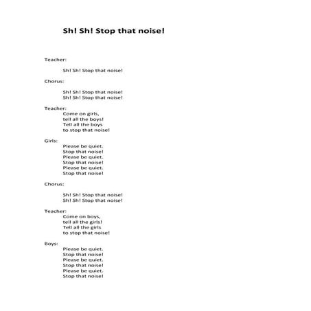 Stop that noise | PDF