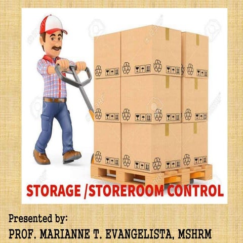 STORAGE / STOREROOM CONTROL