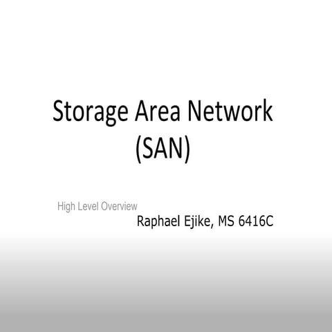 Storage Area Network