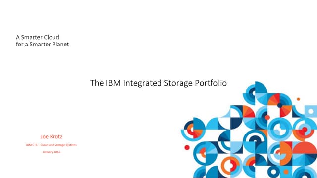 Storage cloud and spectrum update February 2016