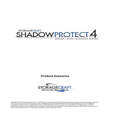 Backup Manager - StorageCraft from N-able | PPTX
