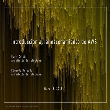 [Webinar] AWS Storage Day - Español